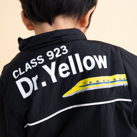 ベビー　長袖ジャケット（80～95cm・ドクターイエロー）