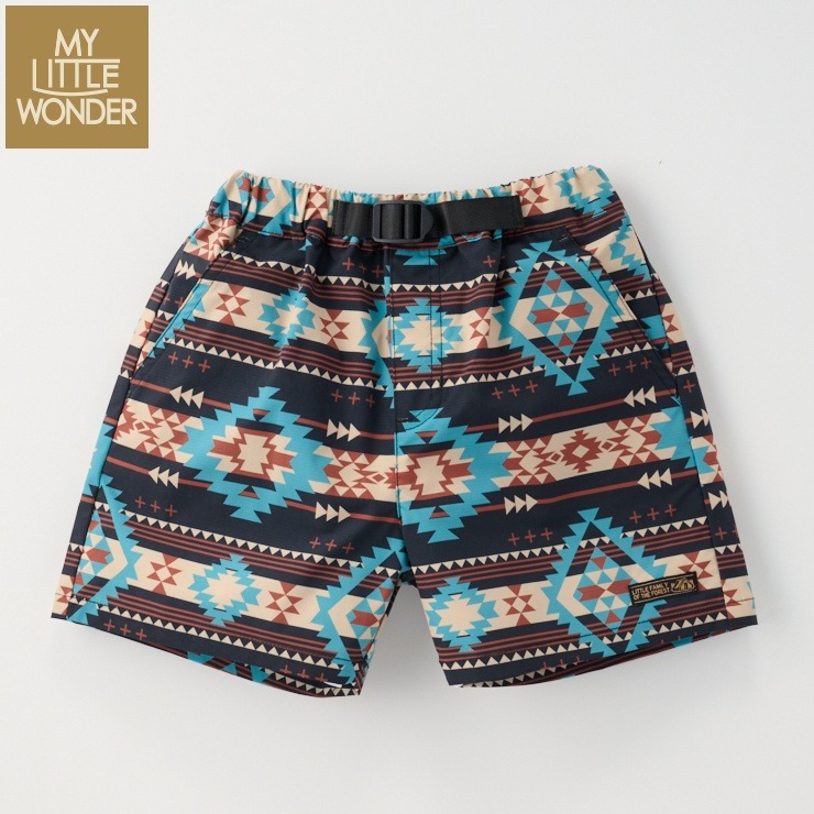 パンツ ANDWANG Baby office belt short pants 001 ベビー ショートパンツ（80～95cm・MY LITTLE WONDER/小さな森の家族