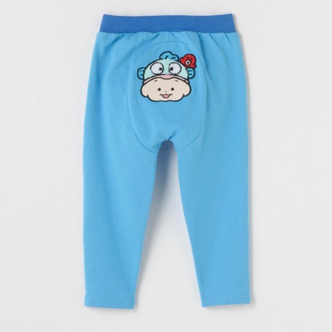 ベビー　１０分丈モンキーパンツ（80～95cm・おおのたろう×はんぎょどん）