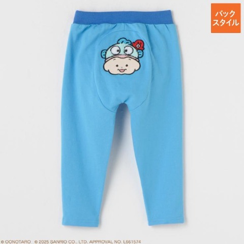 ベビー　１０分丈モンキーパンツ（80～95cm・おおのたろう×はんぎょどん）