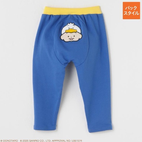 ベビー　１０分丈モンキーパンツ（80～95cm・おおのたろう×あひるのペックル）