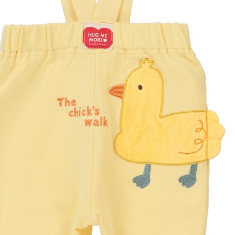 ベビー　サスペンダー付レギンス（80～95cm・HugChumFriends）