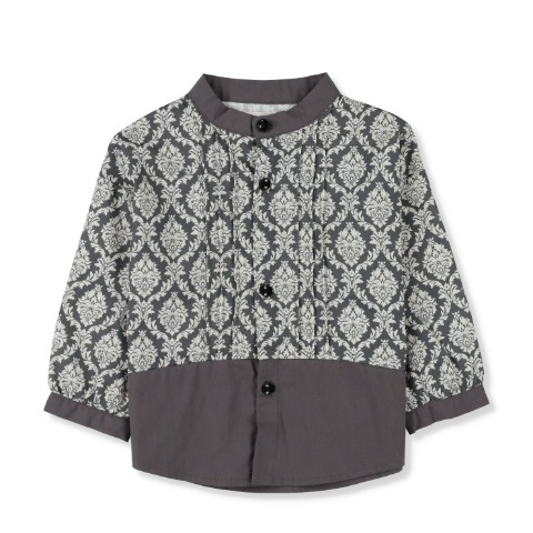 ベビー　シャツ+ロングパンツセット（80～95cm・アンティーク）