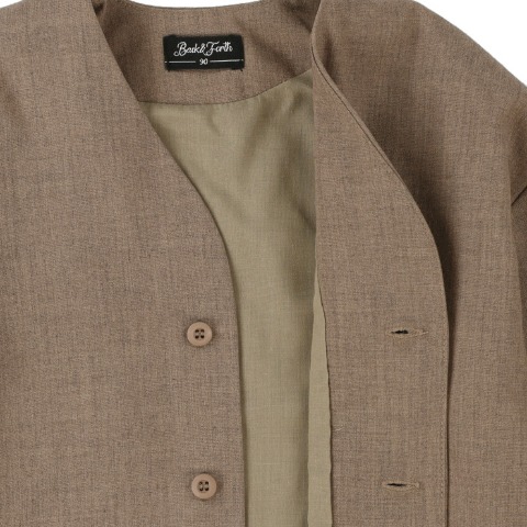 ベビー　ノーカラージャケット（80～95cm）