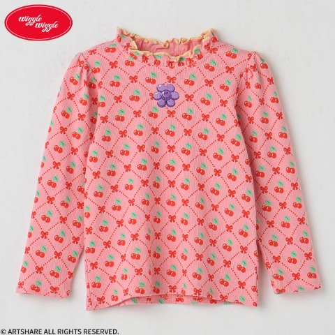 ベビー　長袖Ｔシャツ（90・95cm・wiggle wiggle）