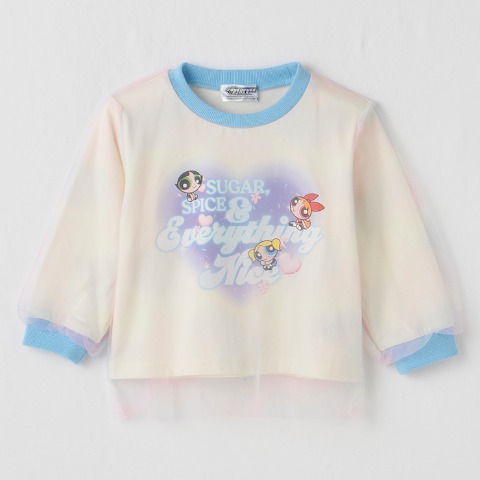 ベビー　長袖Ｔシャツ （80～95cm・パワーパフ ガールズ）