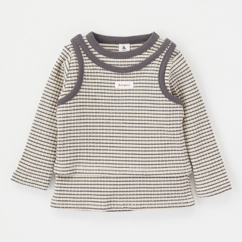 ベビー　Tシャツ+タンクトップ（80～95cm・&mignon）