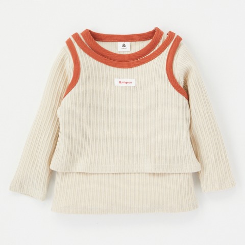 ベビー　Tシャツ+タンクトップ（80～95cm・&mignon）