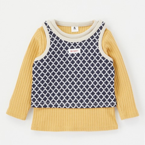 ベビー　Tシャツ+タンクトップ（80～95cm・&mignon）