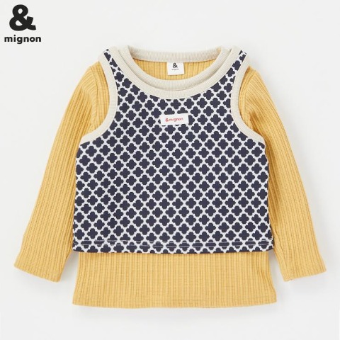 ベビー　Tシャツ+タンクトップ（80～95cm・&mignon）