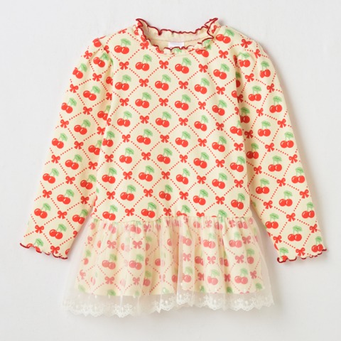 ベビー　長袖Ｔシャツ（80～95cm・wiggle wiggle）