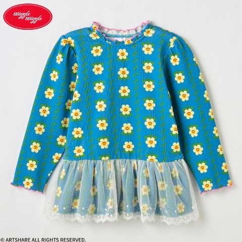 ベビー　長袖Ｔシャツ（80～95cm・wiggle wiggle）