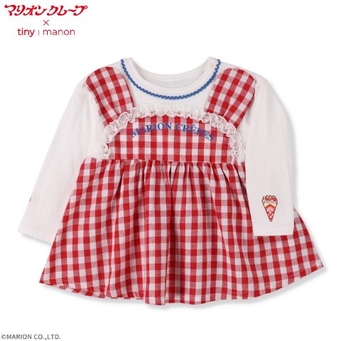 ベビー　トップス（80～95cm・マリオンクレープ）