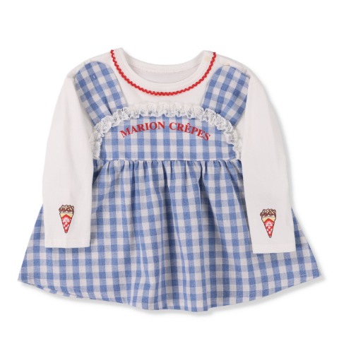 ベビー　トップス（80～95cm・マリオンクレープ）