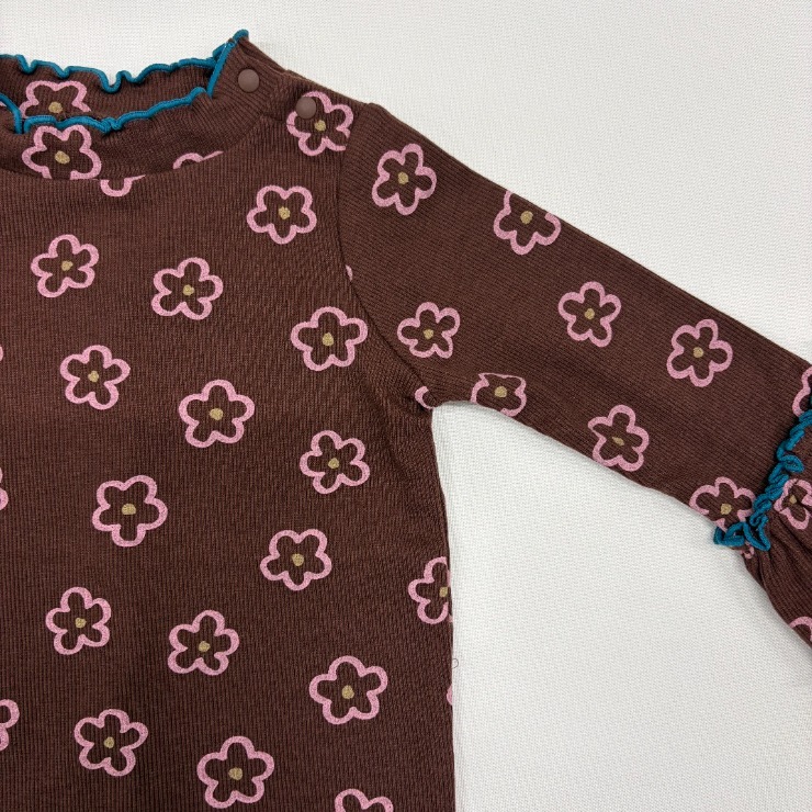 ベビー 花柄フリル長袖Tシャツ（80～95cm nennen neu） | バースデイ