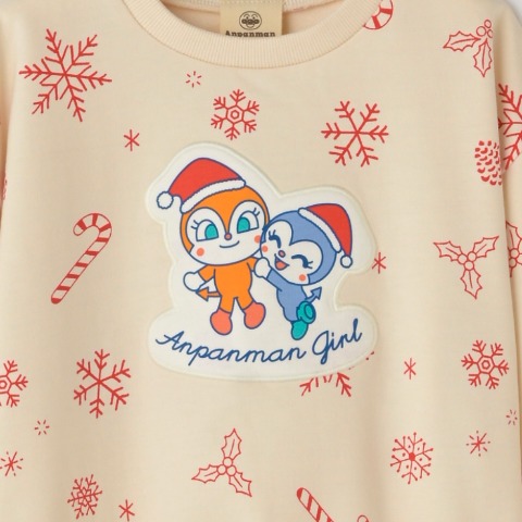 ベビー　スウェットシャツ（80～95㎝・それいけ！アンパンマン）