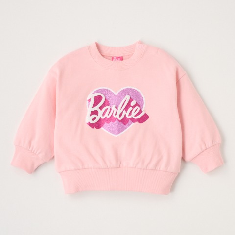 ベビー　長袖プルオーバー（80～95cm・Barbie）