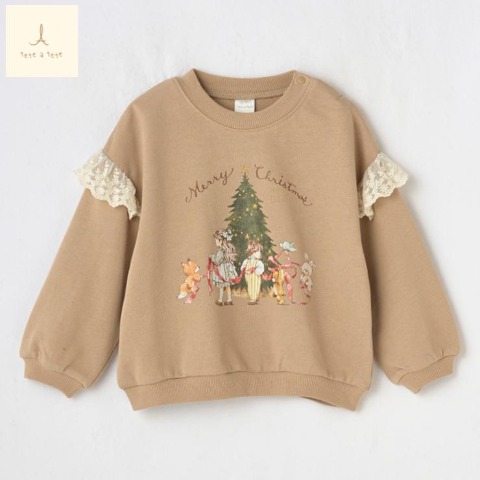 ベビー　長袖プルオーバー（80～95cm・tete a tete / mopico）