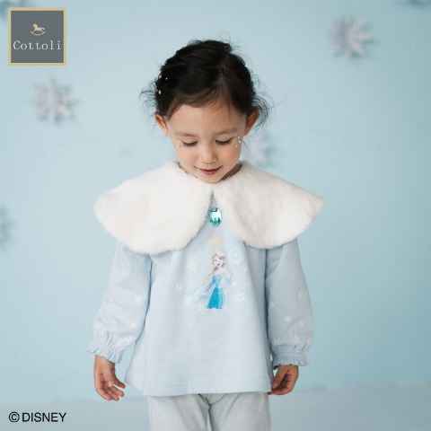 ベビー　長袖プルオーバー（90・95cm・Cottoli/Disney）