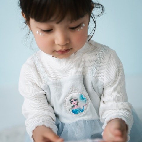 ベビー　長袖チュニック（90・95cm・Cottoli/Disney）