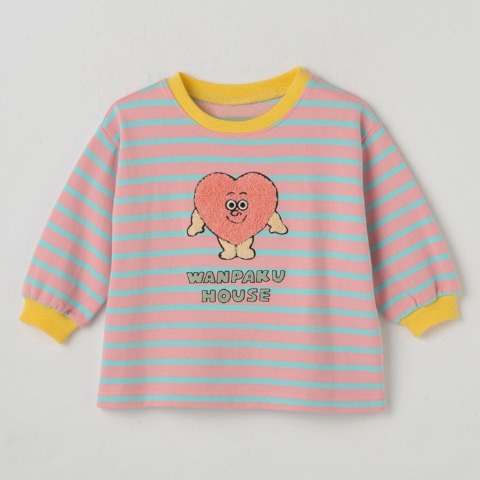 ベビー　長袖プルオーバー（80～95㎝・WANPAKU HOUSE）