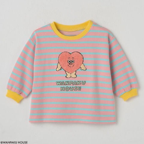 ベビー　長袖プルオーバー（80～95㎝・WANPAKU HOUSE）
