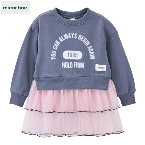 ベビー　プルオーバー（90・95cm･mirror bae.) ネイビー 208