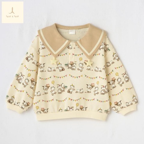 ベビー　半袖プルオーバー（80～95cm・tete a tete /mopico）