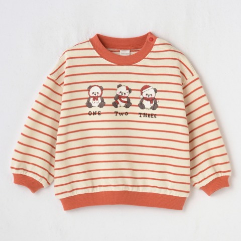 ベビー　長袖プルオーバー（80～95cm・tete a tete / mopico）