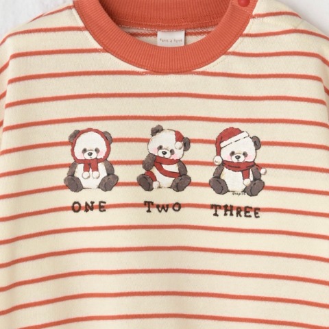 ベビー　長袖プルオーバー（80～95cm・tete a tete / mopico）