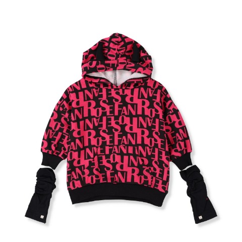 ベビー　プルパーカー（90～95cm・ROSE FAN FAN）