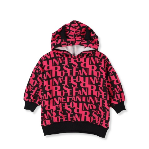 ベビー　プルパーカー（90～95cm・ROSE FAN FAN）