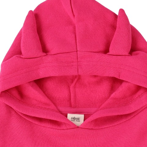 ベビー　プルパーカー（90～95cm・ROSE FAN FAN）