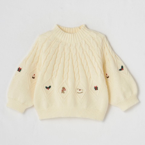 ベビー　長袖ニット（80～95cm・Cottoli）