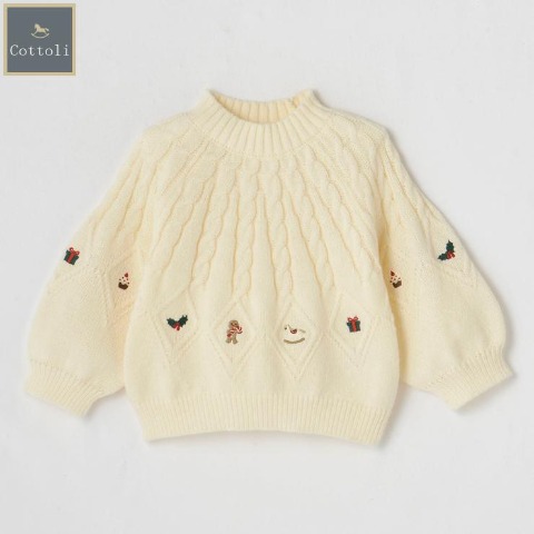 ベビー　長袖ニット（80～95cm・Cottoli）