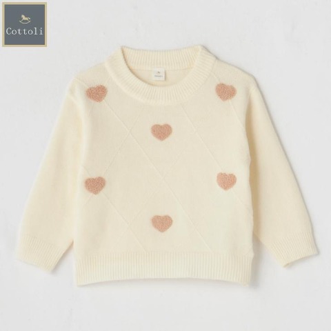 ベビー　長袖ニット（80～95cm・Cottoli）