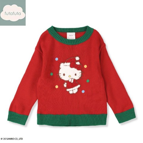 ベビー　長袖ニット（80～95cm・futafuta/サンリオキャラクターズ）