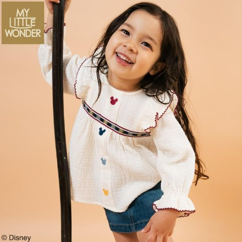 ベビー　長袖ブラウス （80～95cm・MYLITTLEWONDER/Disney）