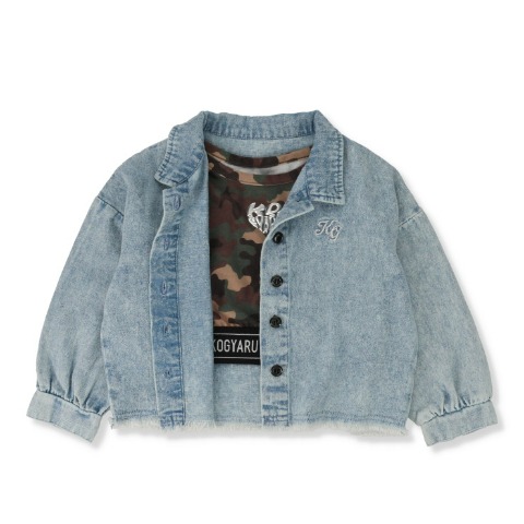ベビー　長袖シャツ+タンクトップ （90・95cm・KOGYARU）