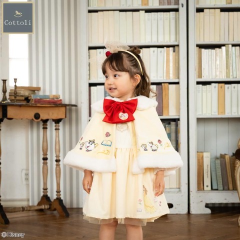 ベビー　ポンチョ （80～95cm・Cottoli/Disney）