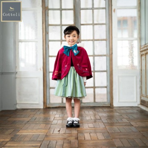 ベビー　ポンチョ （80～95cm・Cottoli/Disney）