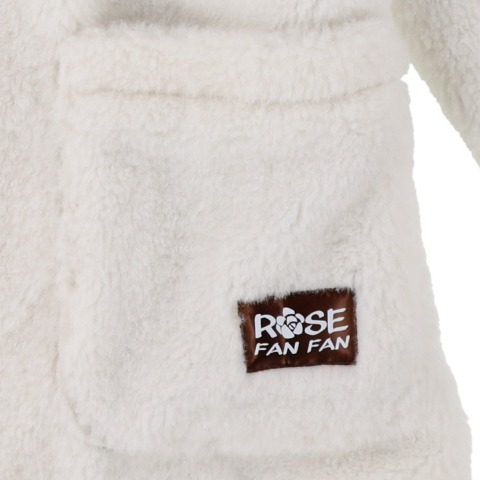 ベビー　フード付きジャケット（90～95cm・ROSE FAN FAN）