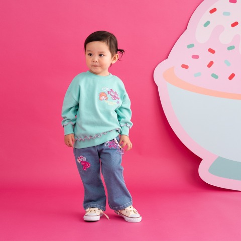 ベビー　パンツ（90・95㎝・Polly Pocket）