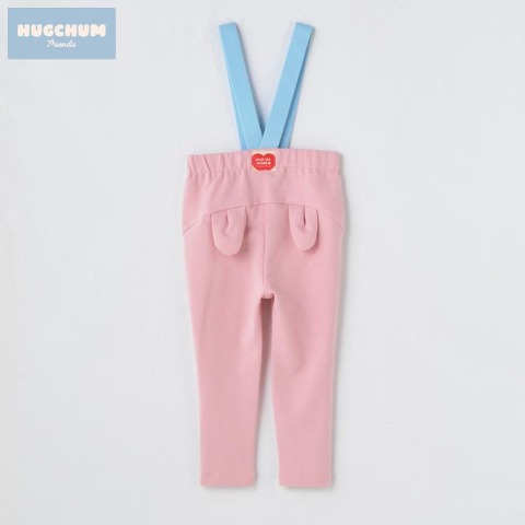 ベビー　サスペンダー付レギンス（80～95cm・HugChumFriends）