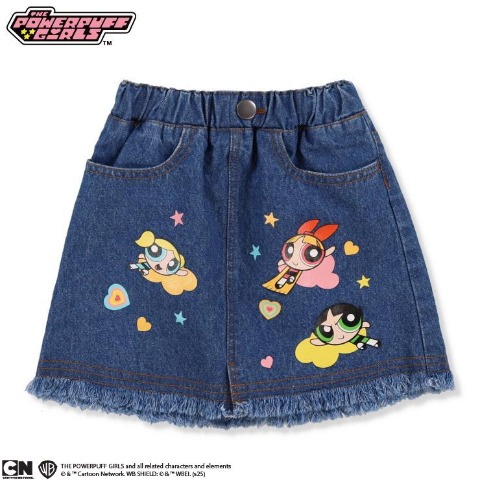 ベビー　スカート （80～95cm・パワーパフ ガールズ）