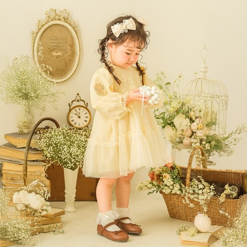 ベビー　ドレス （80～95cm・Cottoli）