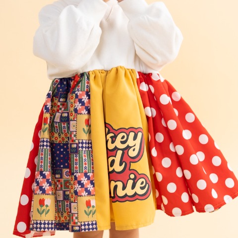 ベビー　長袖ワンピース （80～95cm・futafuta/Disney）
