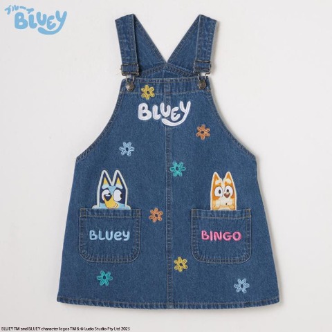 ベビー　ジャンパースカート（80～95cm・ブルーイ）