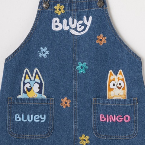 ベビー　ジャンパースカート（80～95cm・ブルーイ）