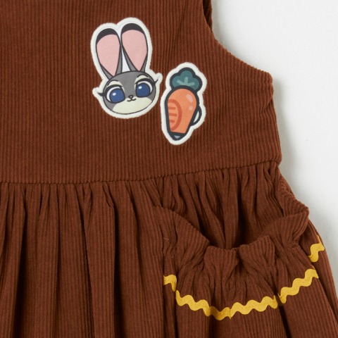 ベビー　ジャンパースカート（80～95cm・futafuta/Disney）